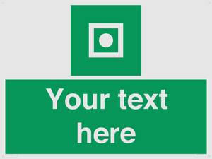 Custom sign safe condition Shipboard general alarm